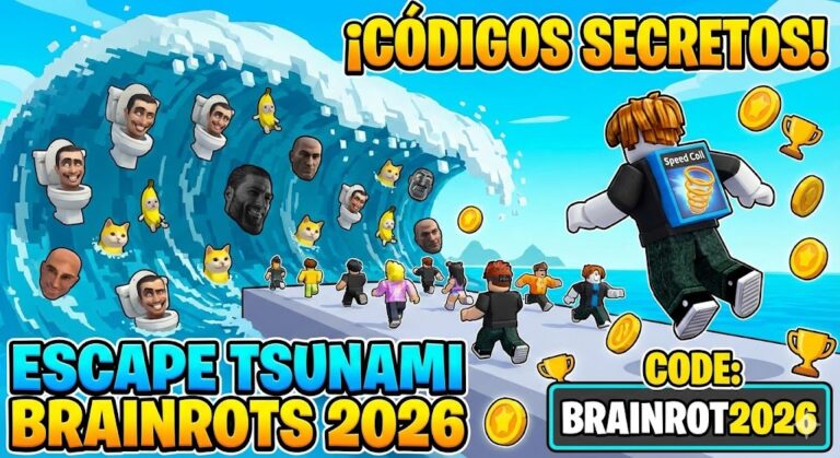 CÓDIGOS DE ESCAPE TSUNAMI FOR BRAINROTS