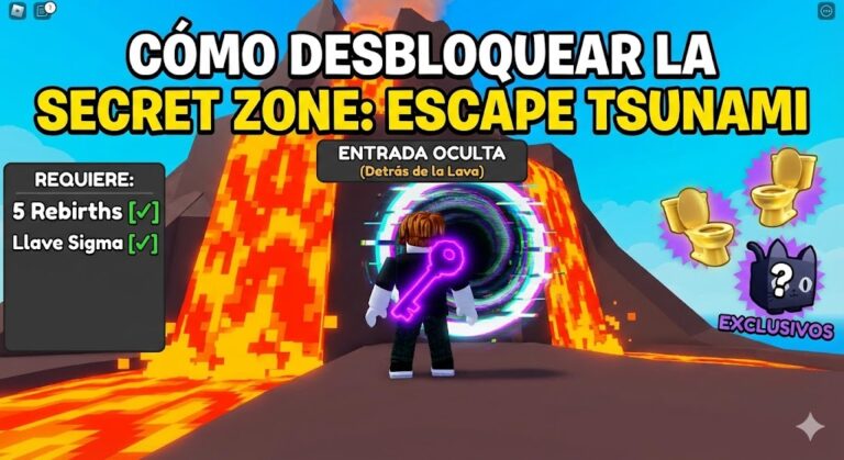 CÓMO DESBLOQUEAR LA "SECRET ZONE" EN ESCAPE TSUNAMI