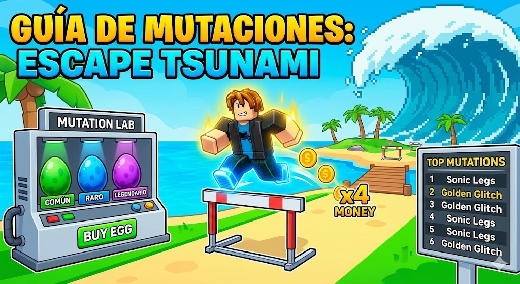 GUÍA DE MUTACIONES EN ESCAPE TSUNAMI